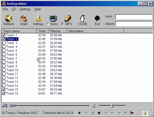 Select Track MP3