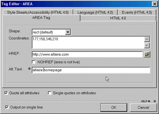 Tag Editor - AREA