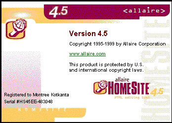 Homesite 4.5 beta 4 Logo