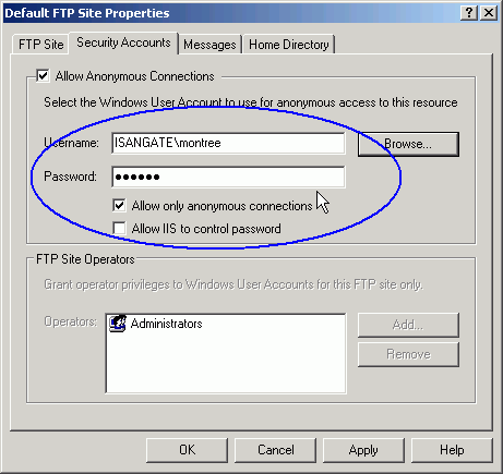 กำหนดรหัสผ่านให้กับผู้ใช้งาน