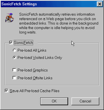 SonicFetch Settings