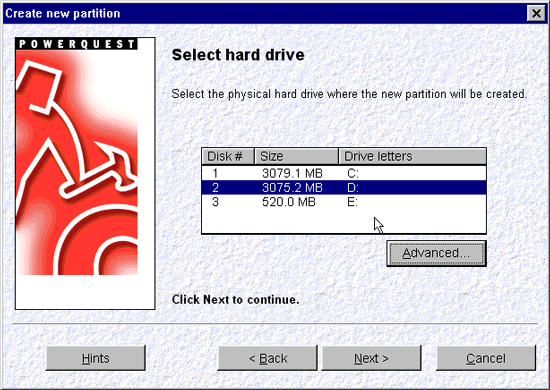 Create new partition-2