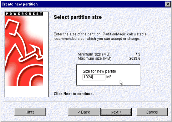 Select Partition