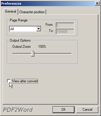 กำหนดขนาดภาพที่แปลง