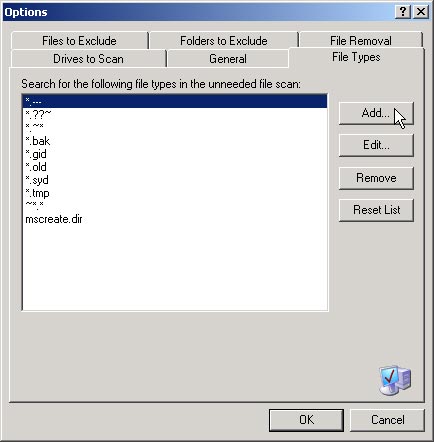 กำหนดชนิดไฟล์