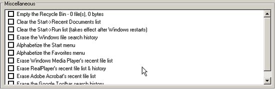 กำหนดการลบไฟล์ในถังขยะ