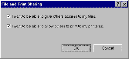Files & Print sharing