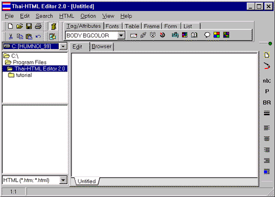 Thai-HTML Editor 2.0