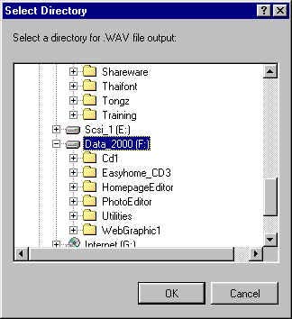Select Directory