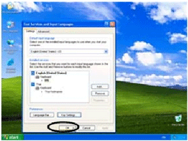 Default input language