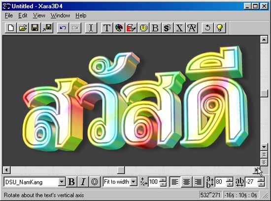 Thai fonts