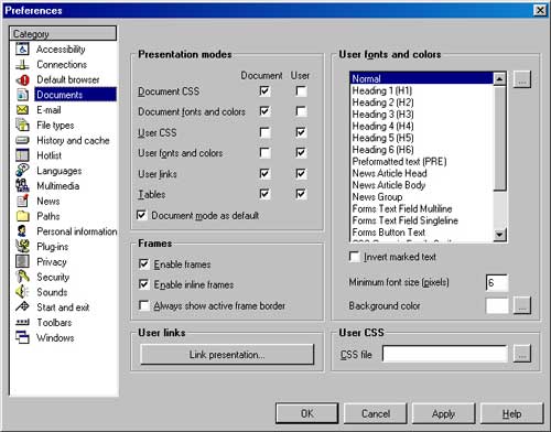 การตั้งค่าใน preferences