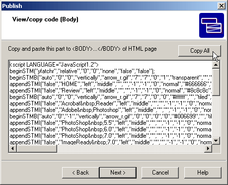 นี่คือโค๊ดที่จะวางใน BODY ในตำแหน่งที่ต้องการ