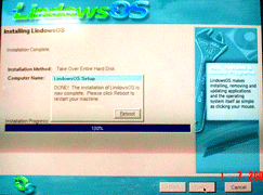 ก็อบปี้ไฟล์เสร็จก็จะต้องรีสตาร์ทเครื่องแล้ว