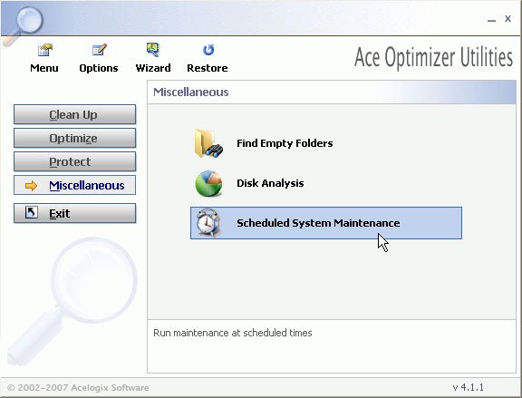 Ace Utilities : Cleanup