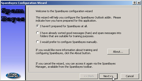 SpamBayes Wizard
