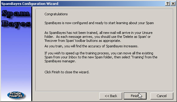 SpamBayes Wizard