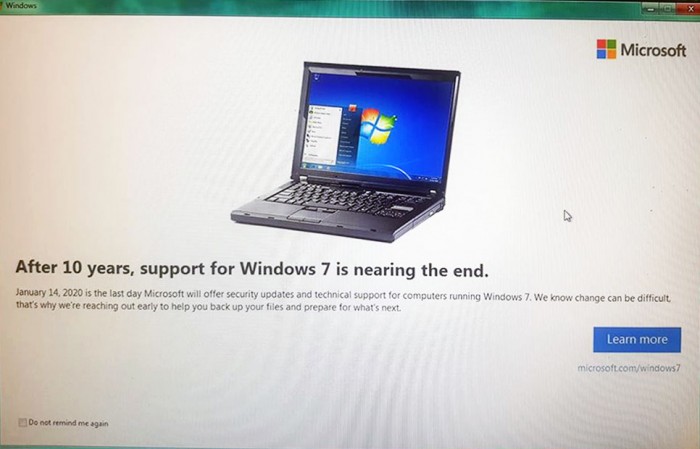 windows7 end support