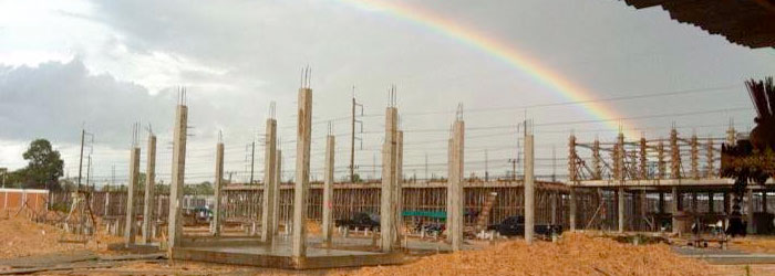 การก่อสร้างหมู่บ้าน