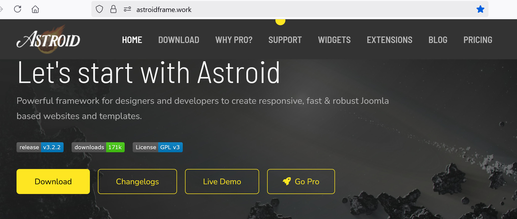 Astroid framework 01