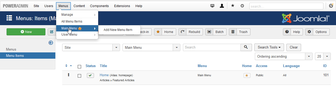 joomla menu 02