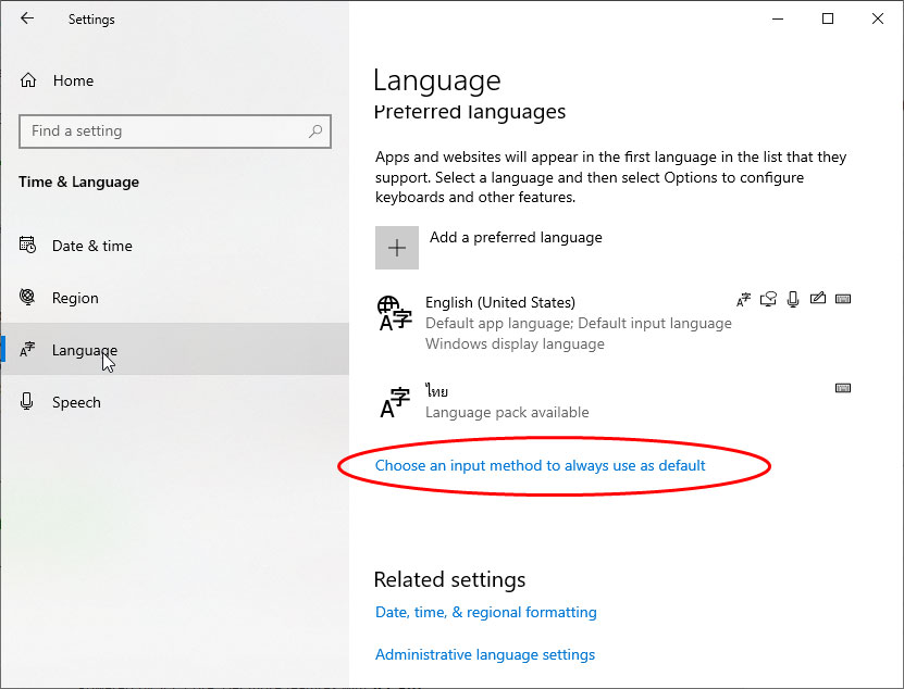 Win10 language key 02