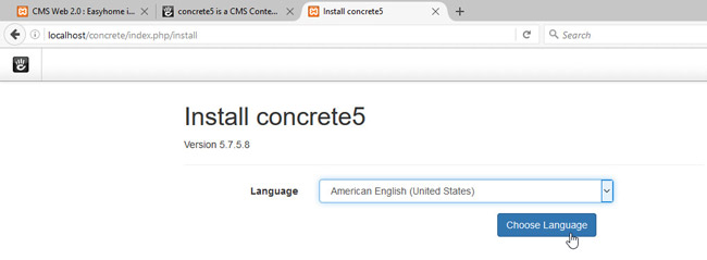 Install Concrete5