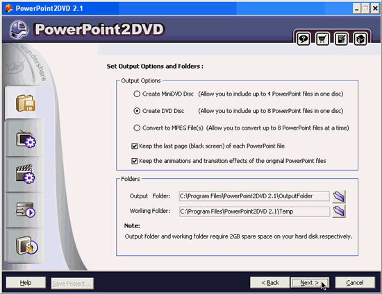 How to PPT2DVD 11