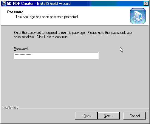 5D PDF Creator - InstallShield Wizard