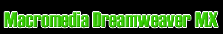โปรแกรมออกแบบเว็บไซต์ยอดนิยม Dreamweaver MX