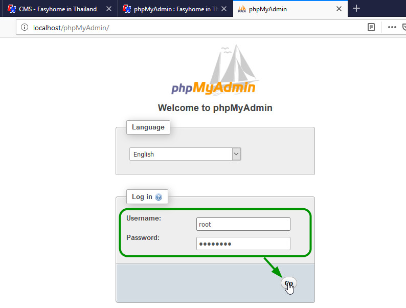 Phpmyadmin (1) - Easyhome In Thailand