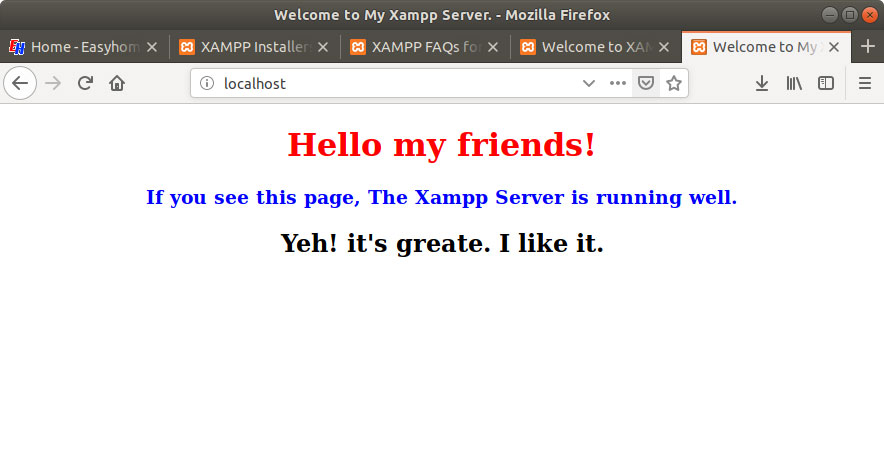 xampp 20