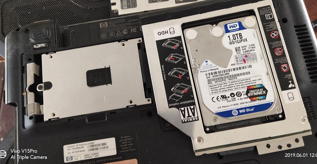 HP Pavilion SSD2HDD 07
