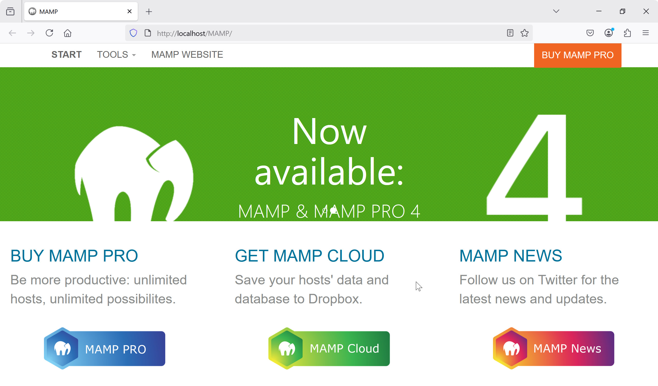 mamp for windows 2