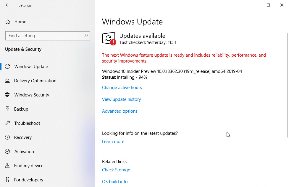 windows 10 update 2
